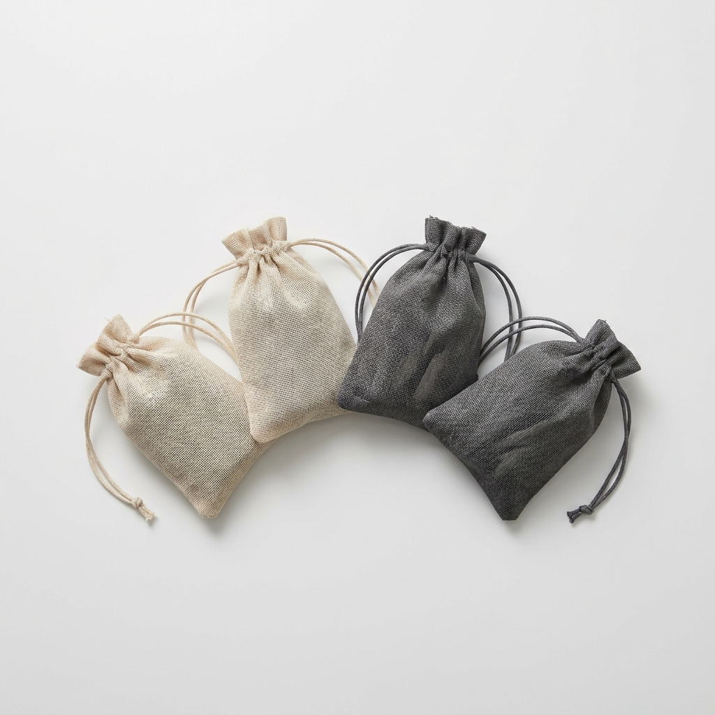 Sachets désodorisants charbon bambou x4 csboutiK